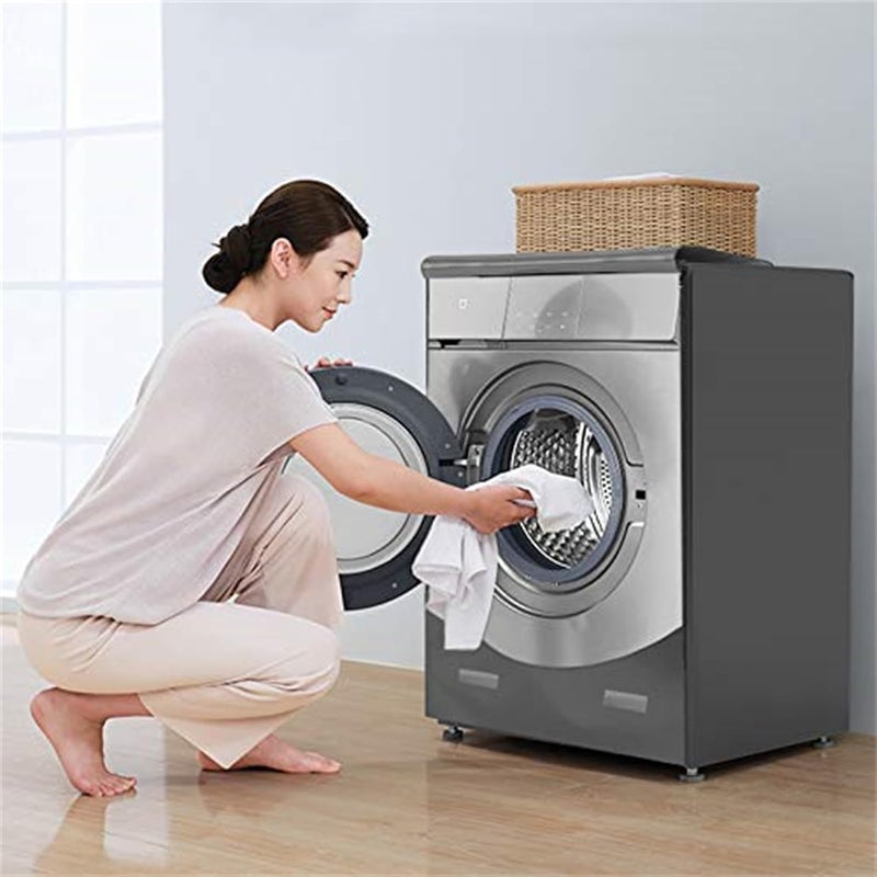 STARTWO Covolo Washer/Dryer Cover,Washer and Dryer Covers，Washine Machine Cover for Waterproof and Dustproof Thickening Front-Loading Machine W27 D33 H39 in (Gray) - Image 5