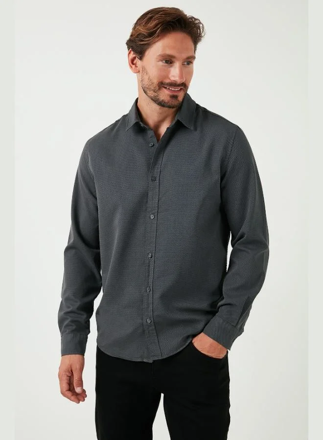 Buratti  Buratti Stretch Cotton Regular Fit Shirt Men's SHIRT CF25W128861 for Men | Best Price UAE