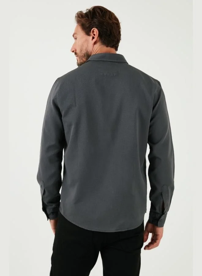 Buratti  Buratti Stretch Cotton Regular Fit Shirt Men's SHIRT CF25W128861 for Men | Best Price UAE