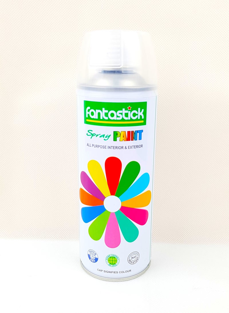 Fantastick 400ml All Purpose Spray Paint Clear Color - Image 1