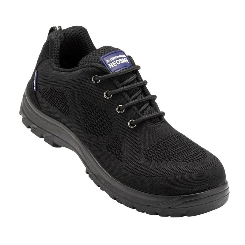 NEOSAFE Falcore A2016 Sports Line Safety Shoes, Lightweight with Steel Toe, (Black, ISI Marked), Size 8 - Image 3