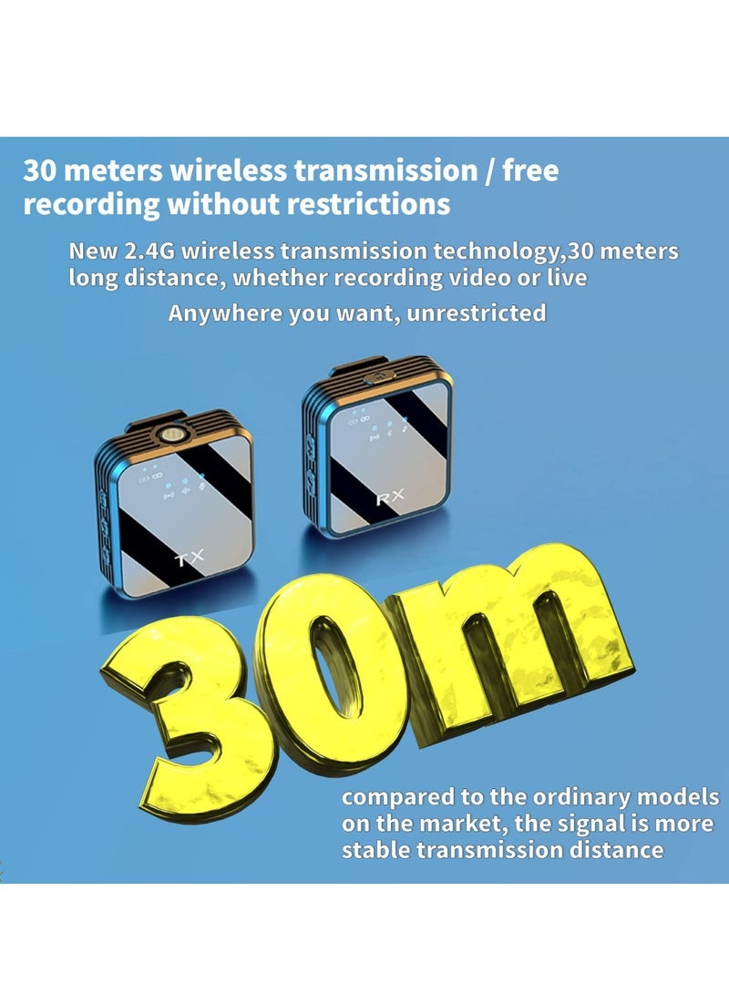 Captaintech Wireless Lavalier Microphone for Podcast Outdoor field Recording noise-canceling Microphone,Tiny and Lightweight,For Iphone,Android,Camera,Camcorder,Computer sound cards, Mixers and Other devices - Image 5