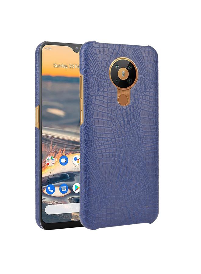 اس-توب جراب لهاتف Nokia 5.3 مقاوم للصدمات مصنوع من جلد التمساح PC + PU - Image 1