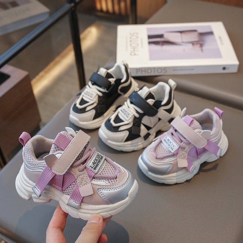 Mesh Sneakers Lightweight Flexible Sole Walking Shoes For Kids Indoor And Outdoor Activities - Image 2