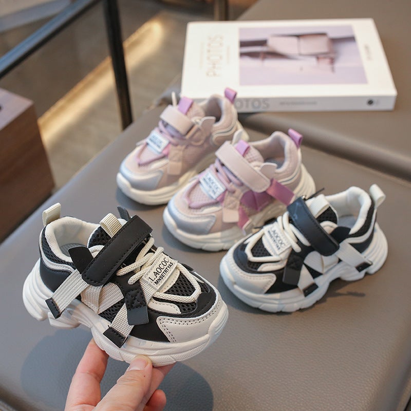 Mesh Sneakers Lightweight Flexible Sole Walking Shoes For Kids Indoor And Outdoor Activities - Image 3