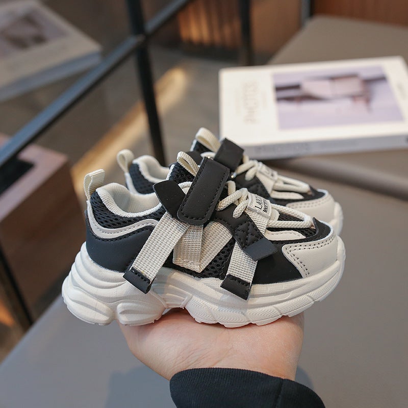 Mesh Sneakers Lightweight Flexible Sole Walking Shoes For Kids Indoor And Outdoor Activities - Image 4
