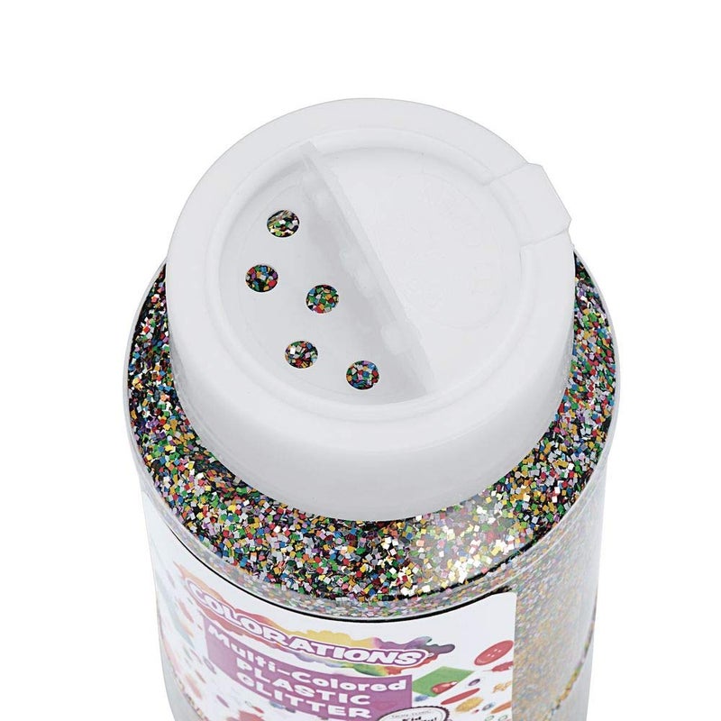 Colorations Plastic Glitter Silver - Image 3