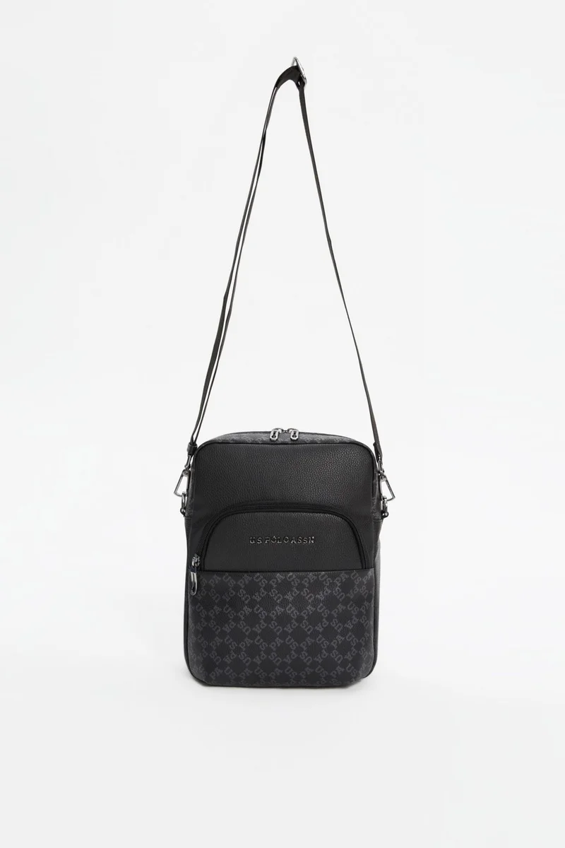 U.S. Polo Assn. Base. Polo Assn. PLEVR23601 Black - Gray Men's Shoulder Bag