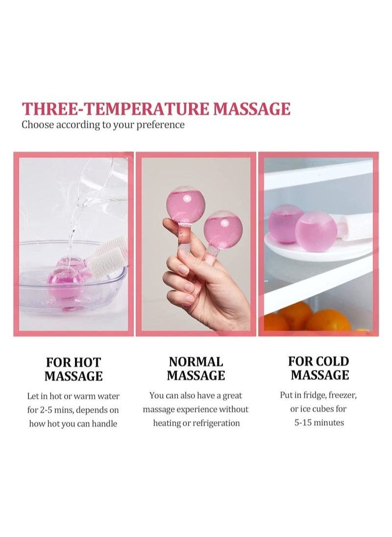 Generic - Ice Globes, 2PCS Ice Globes for Facials, Facial Massager, Globes for Face Neck and Eyes, Daily Beauty, Tighten Skin, Anti Ageing, Reduce Puffy and Wrinkle, Reduce Headaches, Enhance Circulation - Image 1