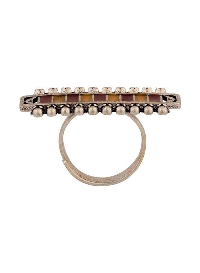 VOYLLA Taal Mridang Harmonium Statement Ring