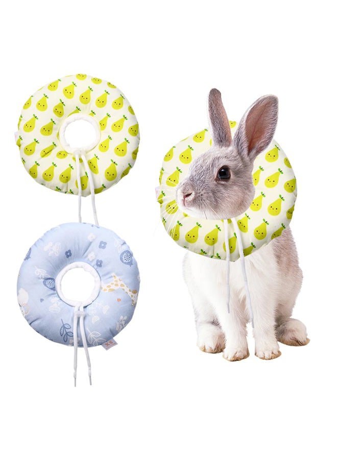 Avaner 2 Pcs Rabbit Recovery Collar, Small Pet Protection Cone Collar for Rabbit,Guinea Pig, Kitten - Image 1