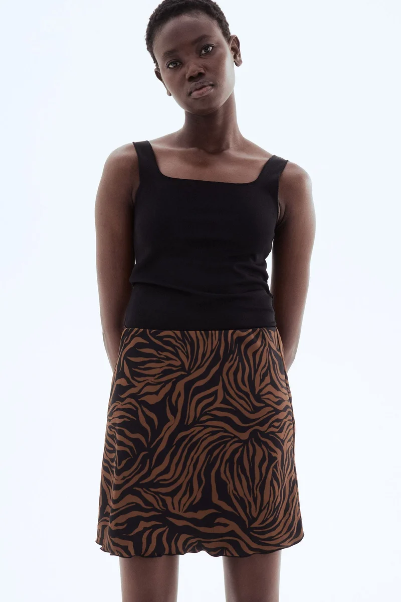 H&M Satin slip skirt