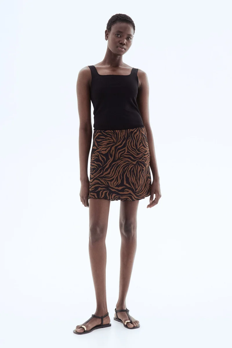 H&M Satin slip skirt