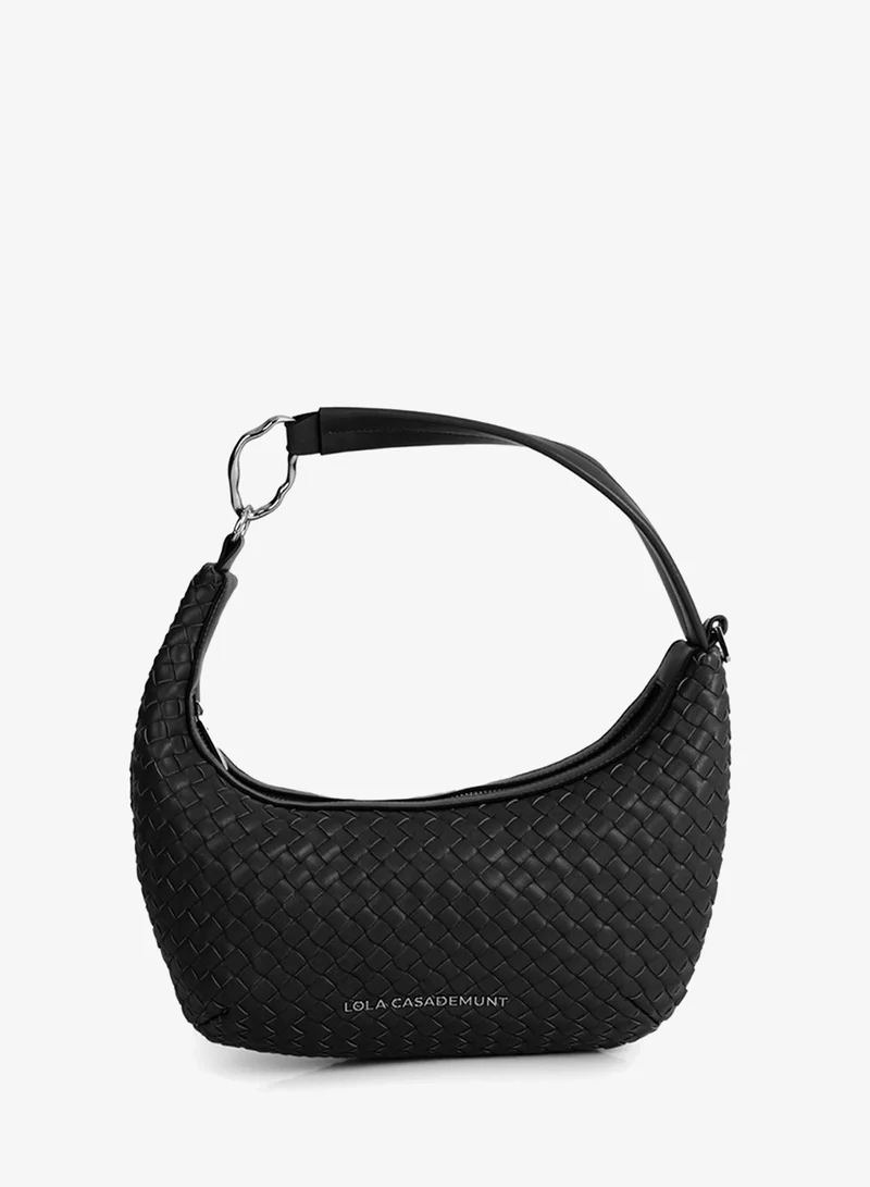 لولا كساديمونت Woven Half Moon Bag