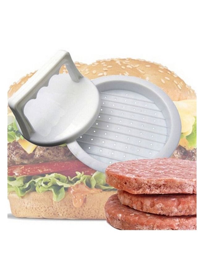 Spaceshoop 1 pc Plastic Round Shape Burger Press Food Grade Hamburger Patty Maker Mold Kitchen Tool  - Image 3