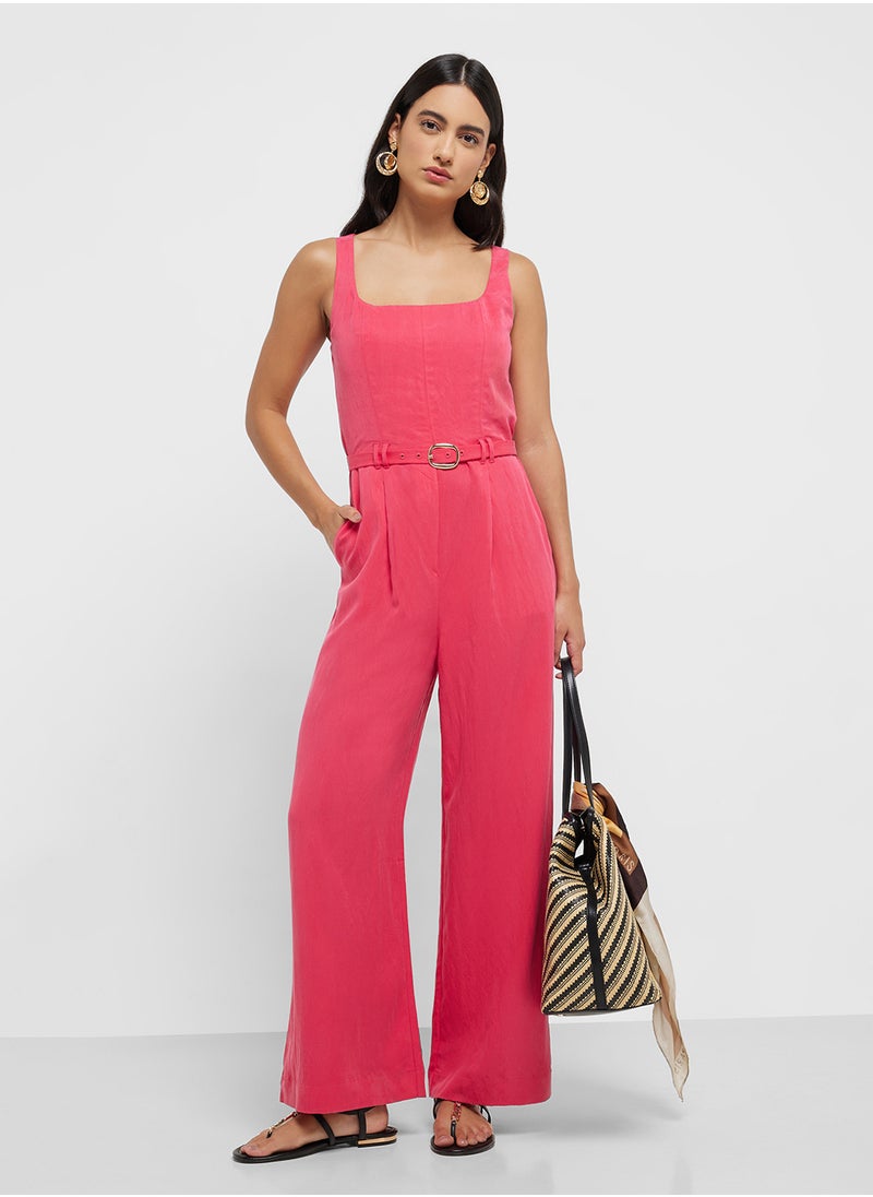 MANGO Mini Oval Linen-Blend Shoulder Bag  - Image 1