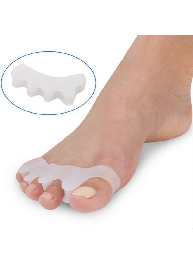 Toe stretcher and separator-silicone analgesic arch corrector and hammer toe corrector, suitable for men and women to relieve pain (1 pair) - Image 1