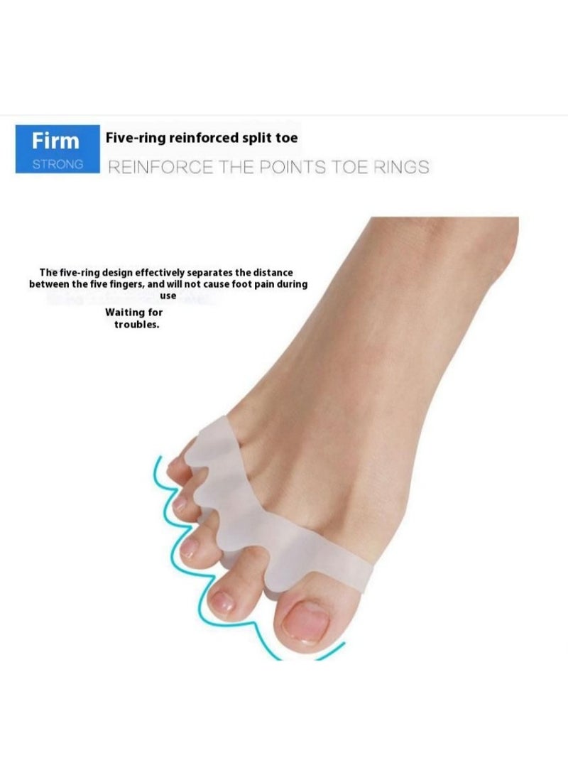 Toe stretcher and separator-silicone analgesic arch corrector and hammer toe corrector, suitable for men and women to relieve pain (1 pair) - Image 3
