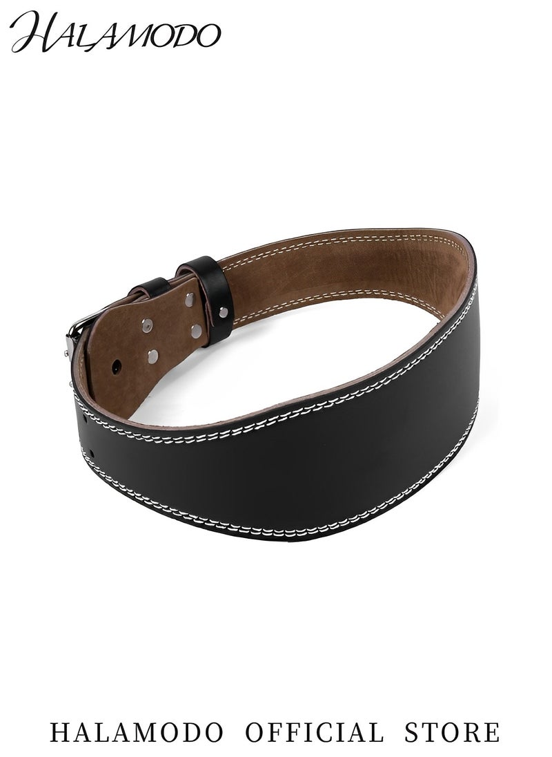 HALAMODO - Weight Lifting Belt Wide Weight Belt Adjustable Waist Belt Lower Back Lumbar Support for Squat & Hard Pull & Bench Press Strength Training Functional Fitness for Men & Women - Image 1