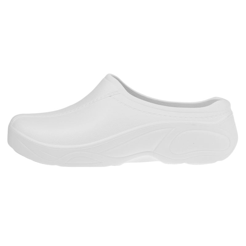 Garden Clog: White Size 42 Waterproof Lightweight EVA Slip-On - Anti-Slip Sole Removable Insole Clog Slippers for Indoor Outdoor Home Work Use - Image 5