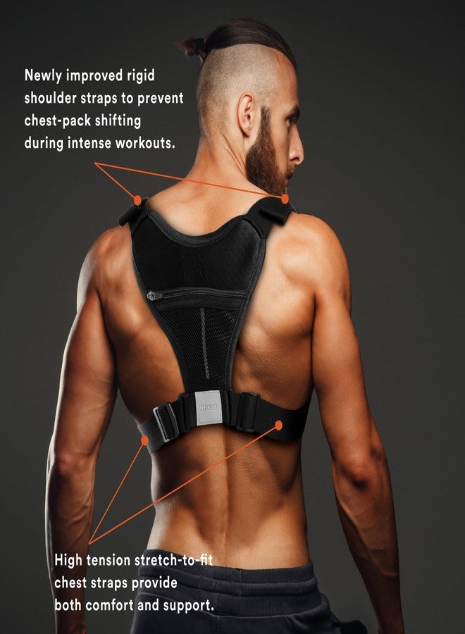 Fitdom Tactical Inspired Lightweight Running Chest Pack For Men With Built-In Phone Holder. A Sports Utility Rig Vest Made For Workouts And Outdoor - Image 4