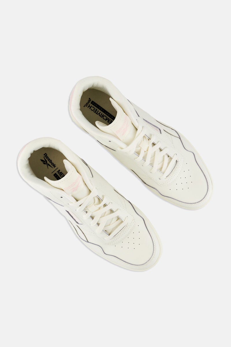 Reebok Women Club High Top Lace Up Tennis Shoes, Off White  - Image 4