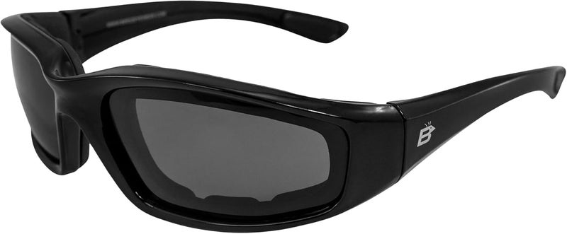 Birdz نظارات موتوسيكل Birdz Eyewear Oriole المبطنة - إطار أسود/عدسة شفافة - Image 1