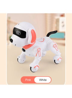 Generic Products Children Remote Control Intelligent Stunt Remote Control Robot Dog Handstand Music Dancing Bionic Programming Robot Dog-Color:White Blue ]-Specifications:Standard Single Battery  - Image 5