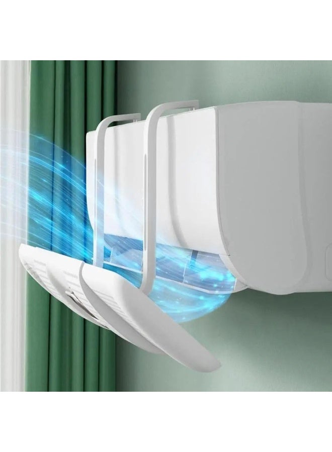 جهاز توزيع هواء التكييف بالتساوي داخل الغرف للحماية من نزلات البرد وآلام المفاصل الناتجة عن التعرض المباشر للهواء البارد، كما يتميز بسهولة التركيب والاستخدام - ابيض - Image 2