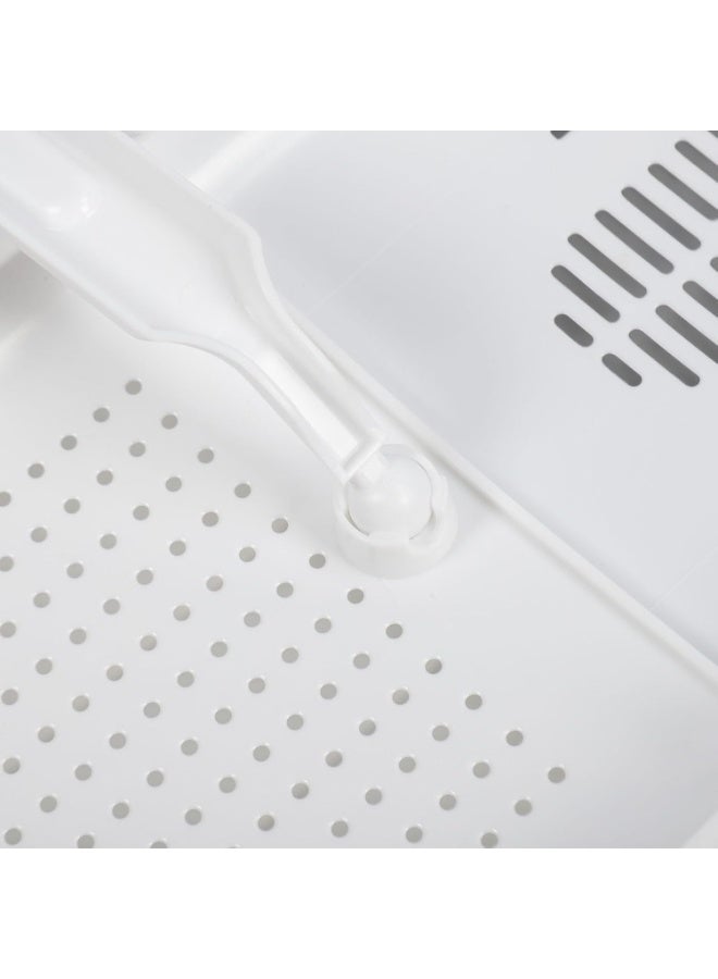 جهاز توزيع هواء التكييف بالتساوي داخل الغرف للحماية من نزلات البرد وآلام المفاصل الناتجة عن التعرض المباشر للهواء البارد، كما يتميز بسهولة التركيب والاستخدام - ابيض - Image 5