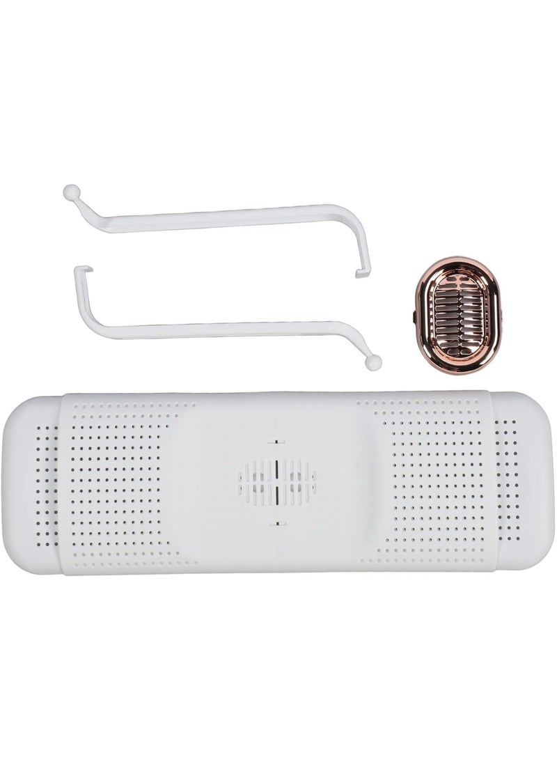 جهاز توزيع هواء التكييف بالتساوي داخل الغرف للحماية من نزلات البرد وآلام المفاصل الناتجة عن التعرض المباشر للهواء البارد، كما يتميز بسهولة التركيب والاستخدام - ابيض - Image 4