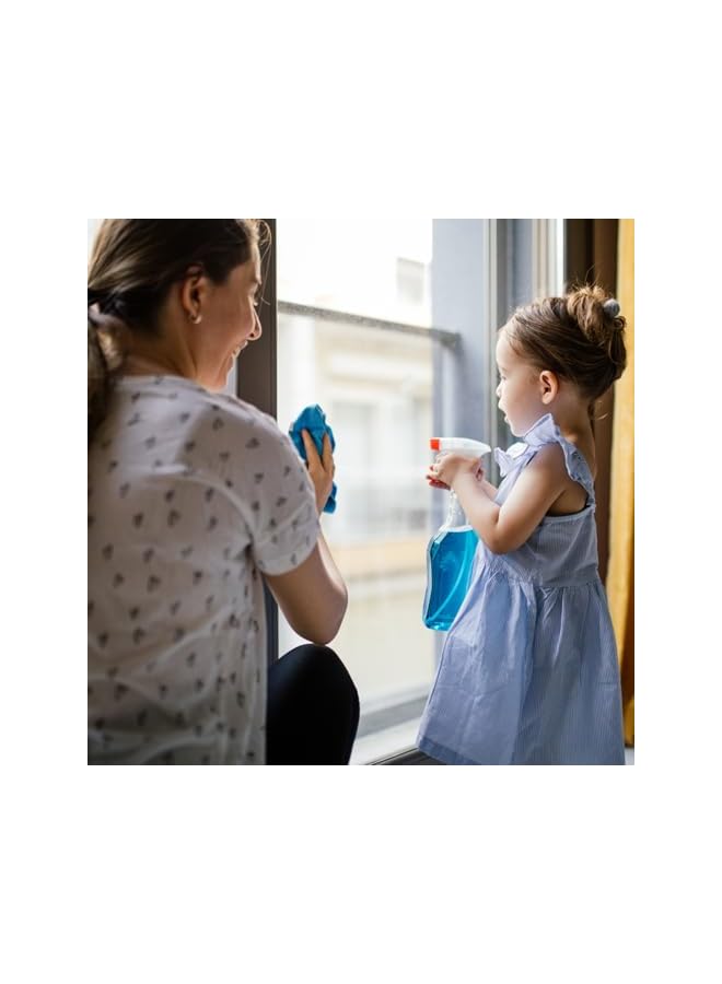 promass Window Cleaning Cloth, Window cleaning tool with fish scale pattern design，Streak-Free Window & Glass Cleaner（3PCS）, for Household, Car Window & Surface Cleaning, Colors in Random - Image 2