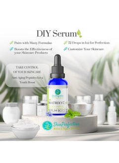 Skin Perfection Skin Perfection Matrixyl 3000 Serum for Face Anti Aging - Face Serum for Women Anti Aging with Palmitoyl Tripeptide-1 Tetrapeptide 7 for Wrinkles & Fine Lines - Mix with Any Skincare Product - 0.5oz  - Image 4