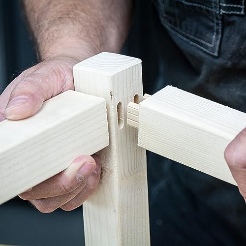 Trend 50pcs Beech Wood Dominos 8 x 50mm for Festool Domino Machine, 5/16 Inch x 1 31/32 Inches Loose Tenons for Woodworking Joinery and Furniture Framing, TEN/8X50/50 - Image 3