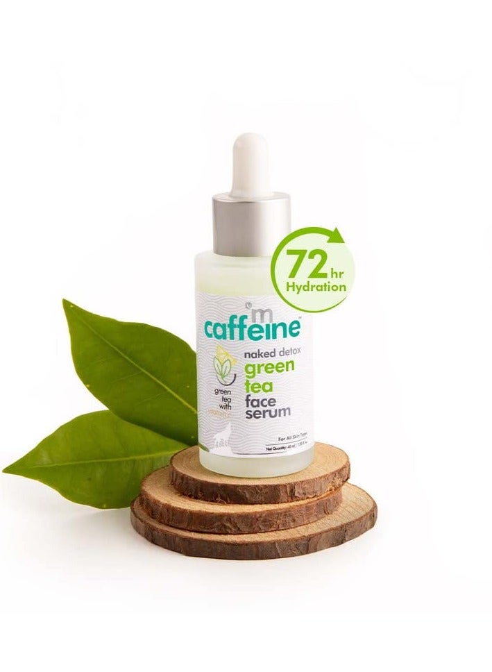 إم كافيين سيروم ترطيب الوجه بالشاي الأخضر لبشرة متوهجة بفيتامين ج وحمض الهيالورونيك | يقلل من البقع الداكنة والتصبغات ويمنع تلف البشرة بسبب أشعة الشمس | للرجال والنساء | 72 ساعة ترطيب | 40 مل - Image 2