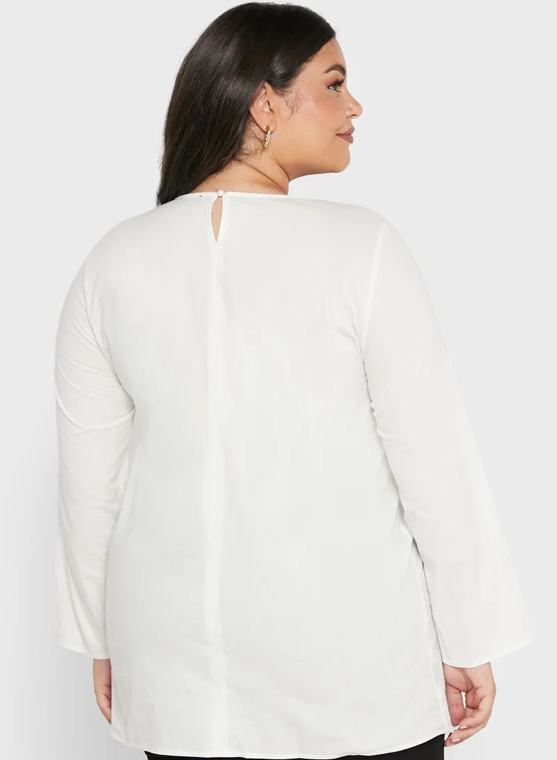 Alia by modanisa Crew Neck Tunic