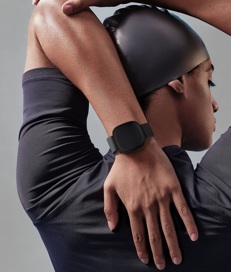 Adorve Compatible with Fitbit Versa 3 Bands/Fitbit Versa 4 Band/Fitbit Sense Bands for Men Women, Adjustable Stretchy Solo Loop Elastic Nylon Sport Strap for Smart Watch Replacement - Image 5