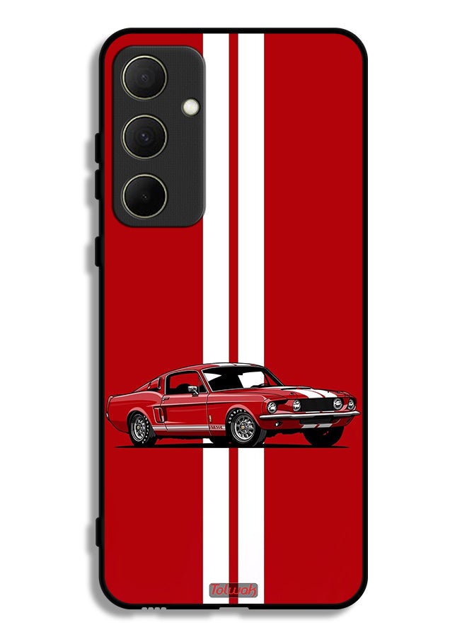 Tolwak Samsung Galaxy A35 5G Protective Case Cover Vintage Car Abstract Art - Image 1