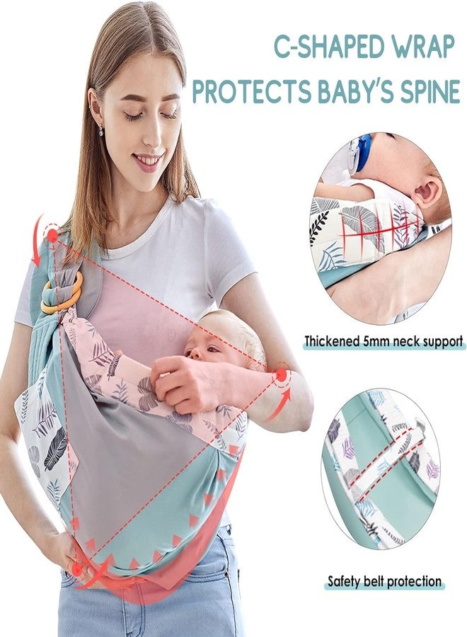 MORPICH Baby Carriers, Ergonomic Baby Strap one Shoulder Labor-Saving Polyester Baby Half Wrapped Sling, Adjustable 3D Mesh Baby Carrier Wrap Shoulder Straps for Pool Beach - Image 5