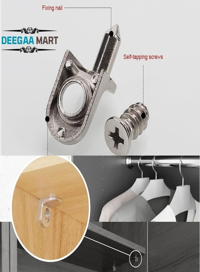 DEEGAA MART 12 PCS Shelf Support Pegs L-Shaped | Cabinet & Furniture Shelf Pins with Support Bracket for Kitchen, Bookcase & Cupboard Shelves - Image 4