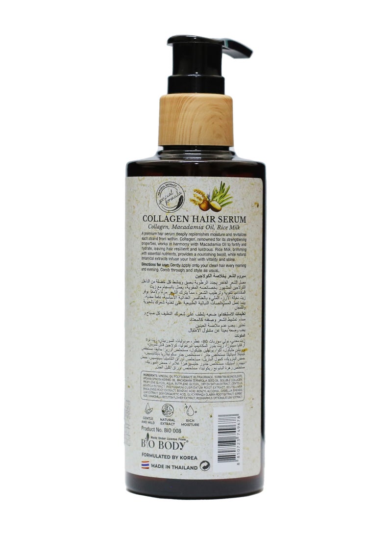 bio-body BIO BODY Collagen Macadamia Oil Hair Serum with Korean Technology - Image 3