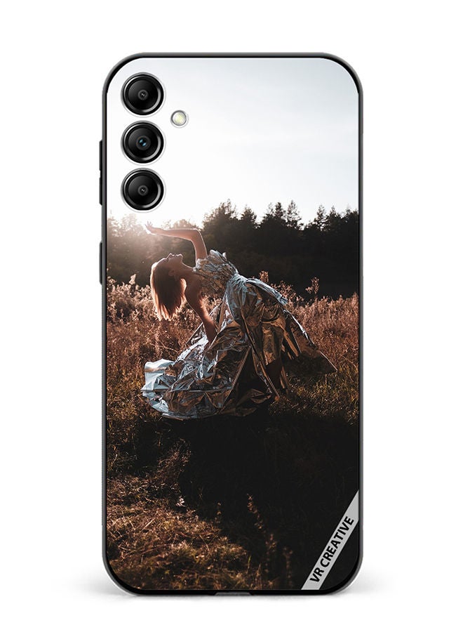 VR CREATIVE Protective Case Cover For Samsung Galaxy A34 Girl Dance Pose Design Multicolour - Image 1