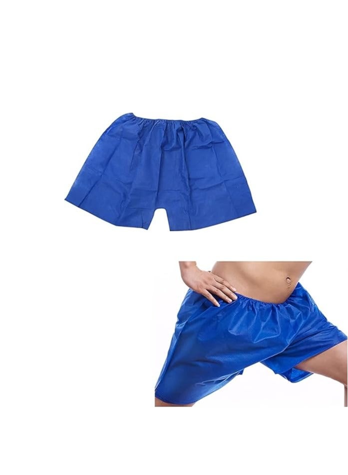 Globalstar Blue Disposable Shorts for Men - 75pcs Pack for Hygienic Convenience - Image 1