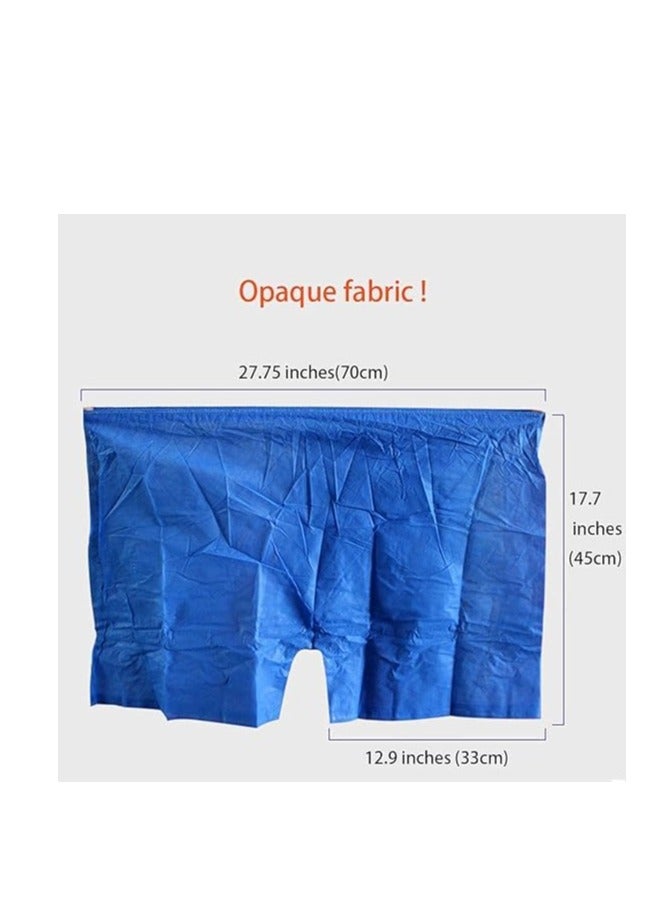Globalstar Blue Disposable Shorts for Men - 75pcs Pack for Hygienic Convenience - Image 2