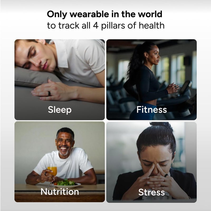 GABIT Smart Ring Sizing Kit | Size First Before You Buy | Includes 8 Sample Ring Sizes for Men, Women | Track Sleep, Fitness, Nutrition, Stress | Auto Workout Detection, AI Health Coach, Weight Loss - Image 3