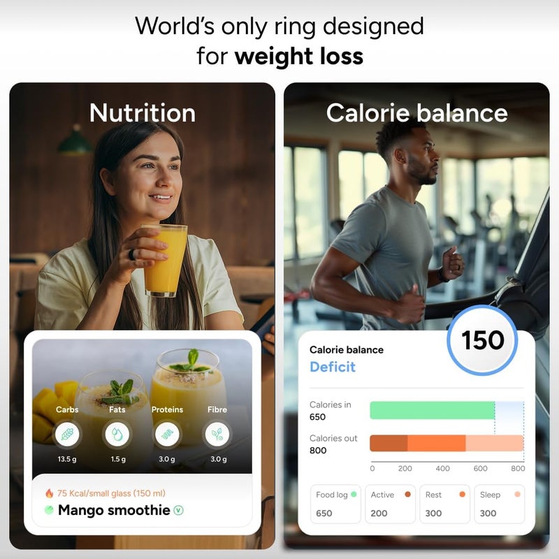 GABIT Smart Ring Sizing Kit | Size First Before You Buy | Includes 8 Sample Ring Sizes for Men, Women | Track Sleep, Fitness, Nutrition, Stress | Auto Workout Detection, AI Health Coach, Weight Loss - Image 5