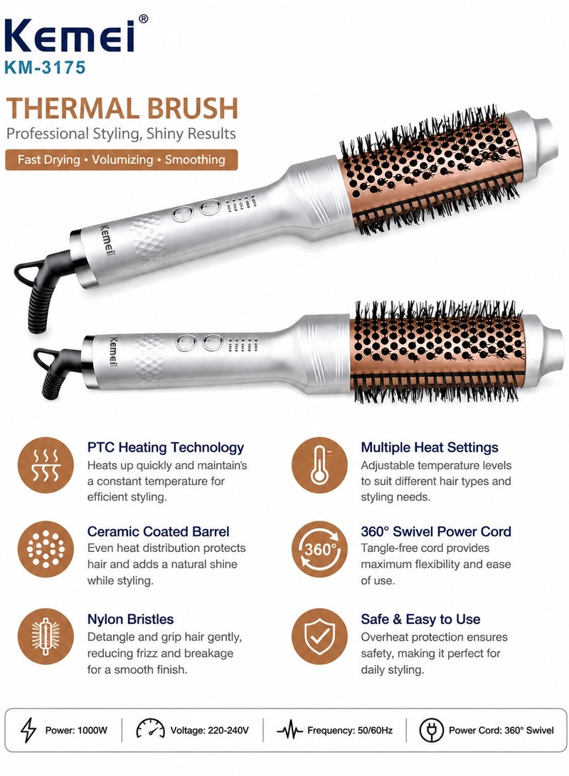 Kemei KM-3175 Hair Styling Brush - Image 2