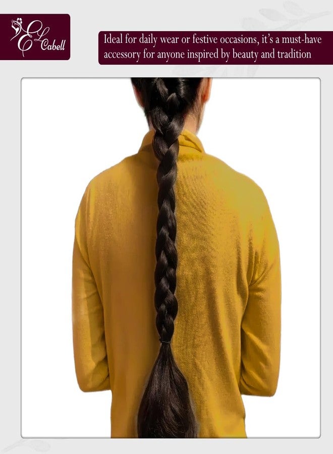Hair Choti Women’s Artificial Hair Extension Choti | Nakli Baal Long Hair Choti for Wedding & Party Stylish Traditional Hair Extension for Girls & Women Baal Choti (Pack of 1, Brown) - Image 5