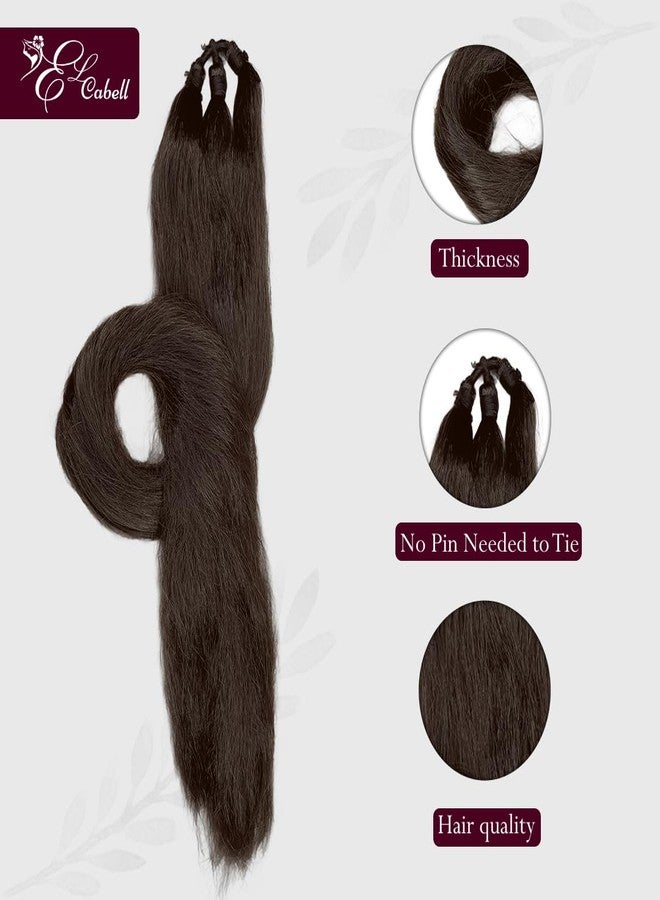 Hair Choti Women’s Artificial Hair Extension Choti | Nakli Baal Long Hair Choti for Wedding & Party Stylish Traditional Hair Extension for Girls & Women Baal Choti (Pack of 1, Brown) - Image 3