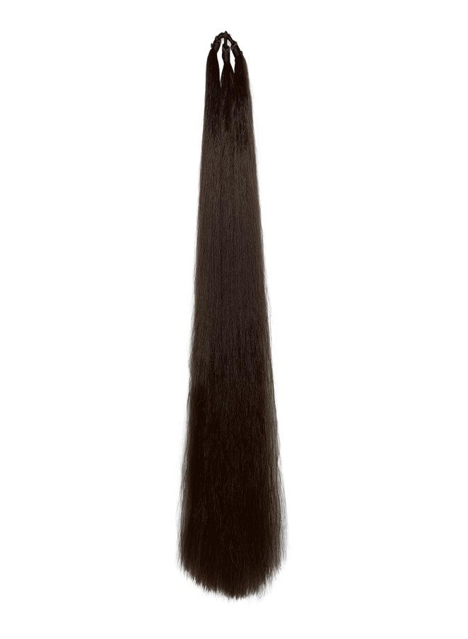 Hair Choti Women’s Artificial Hair Extension Choti | Nakli Baal Long Hair Choti for Wedding & Party Stylish Traditional Hair Extension for Girls & Women Baal Choti (Pack of 1, Brown) - Image 1